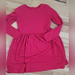 Primary Bright Red Casual Kids Dress